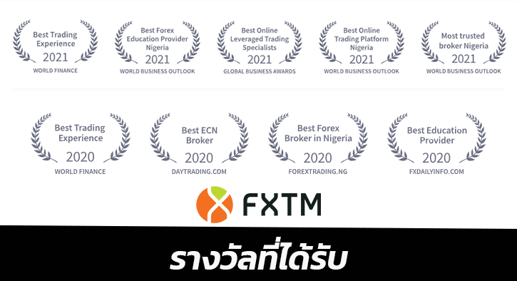 รางวัลที่ได้รับ FXTM