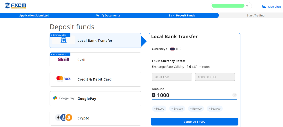 A screenshot of a bank transfer Description automatically generated