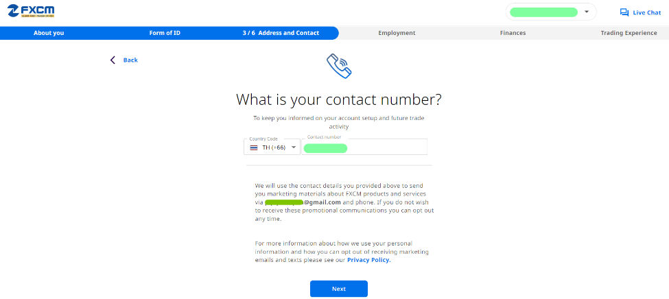 A screenshot of a contact number Description automatically generated