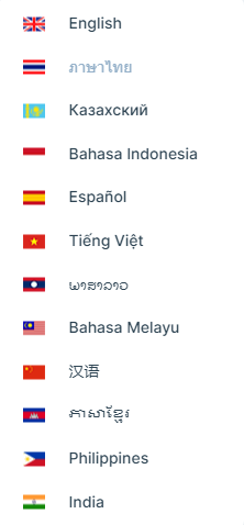 A group of flags with text Description automatically generated